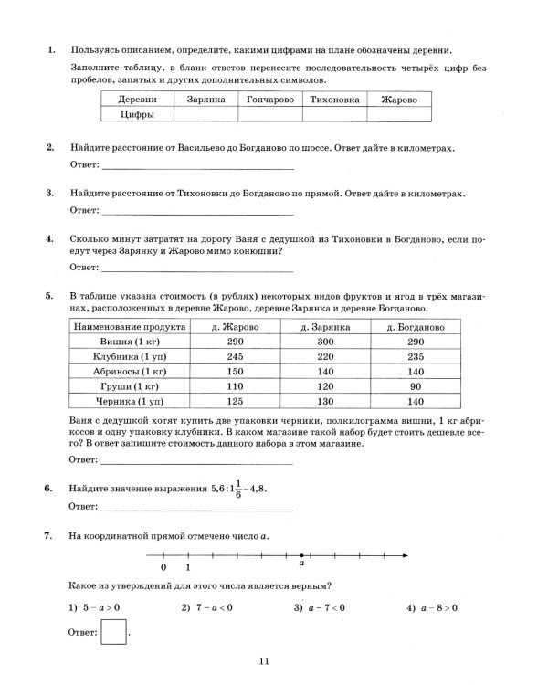 ОГЭ 2025. Математика. 15 вариантов. Типовые варианты экзаменационных заданий