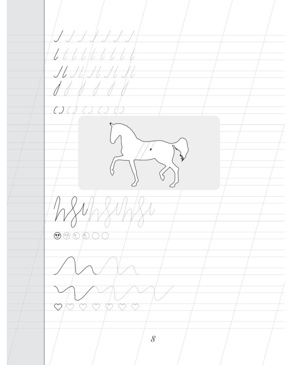 Каллиграфический почерк. Тренируем шаг за шагом = Каллиграфический почерк шаг за шагом