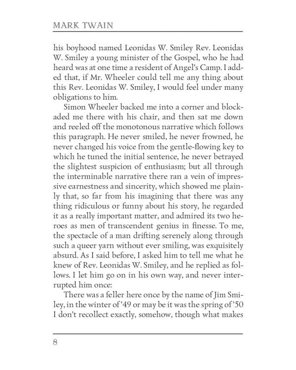 Celebrated Jumping Frog of Calaveras County