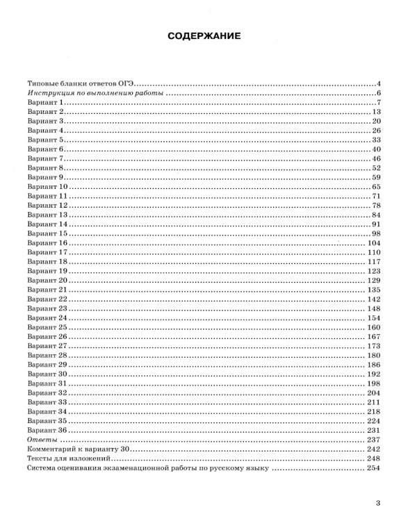ОГЭ 2025. Русский язык. 36 вариантов. Типовые варианты экзаменационных заданий