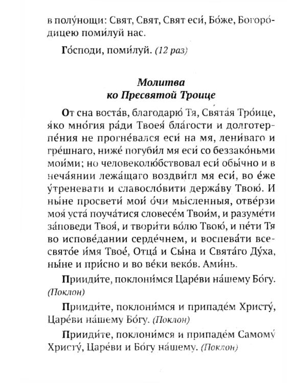 Православный молитвослов (коричневый)