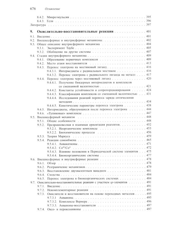 Механизмы неорганических реакций