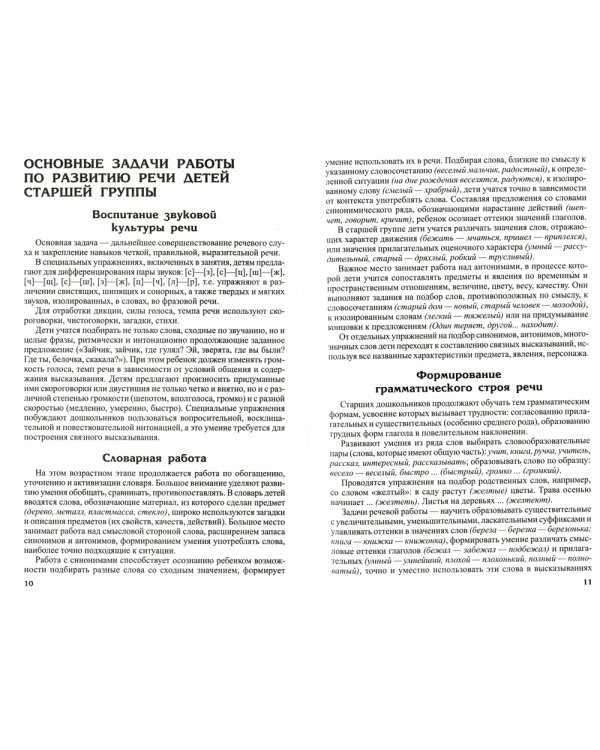 Развитие речи детей 5-6 лет. Старшая группа