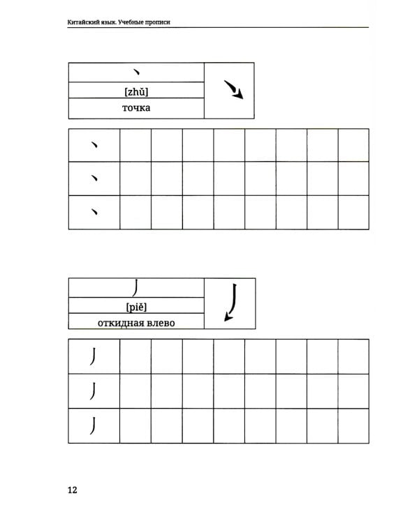 Китайский язык. Учебные прописи