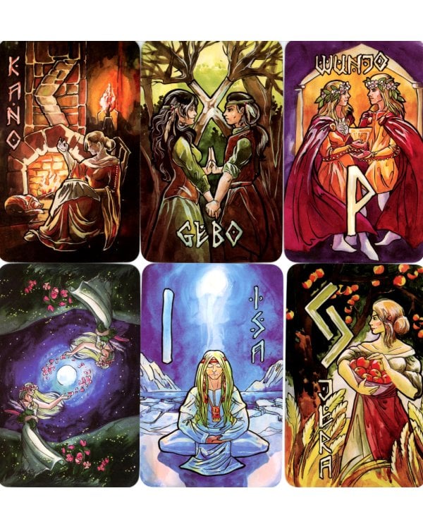 Карты-руны. Магия зеленых холмов (25 карт + инструкция)