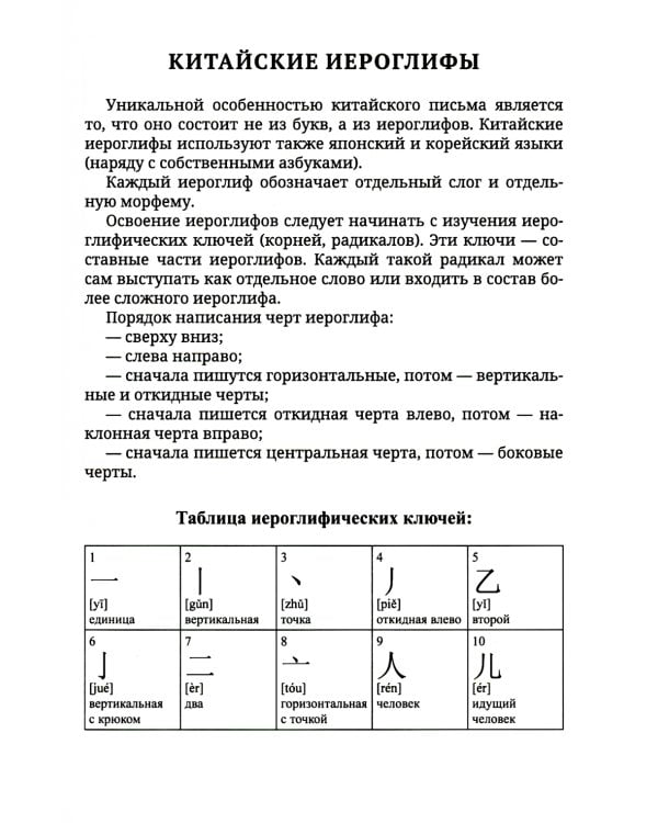 Китайский язык. Учебные прописи