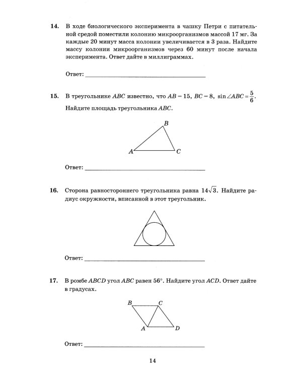ОГЭ 2025. Математика. 10 вариантов. Типовые тестовые задания