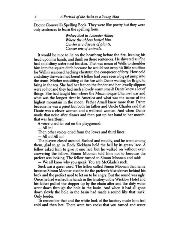 A Portrait of the Artist as a Young Man