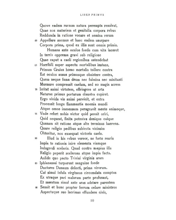 О природе вещей: Билингва латинско-русский