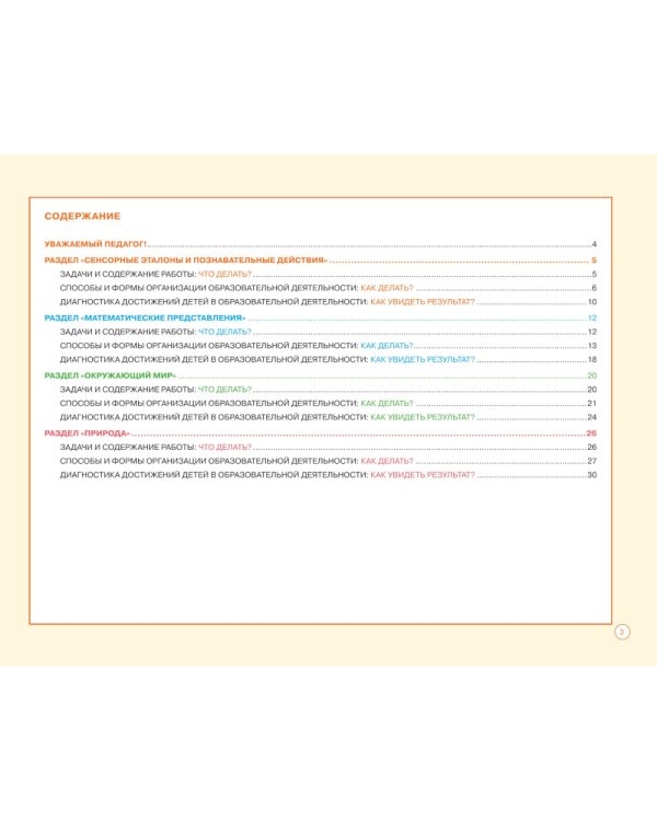 Блокнот педагога второй младшей группы детского сада. Познавательное развитие
