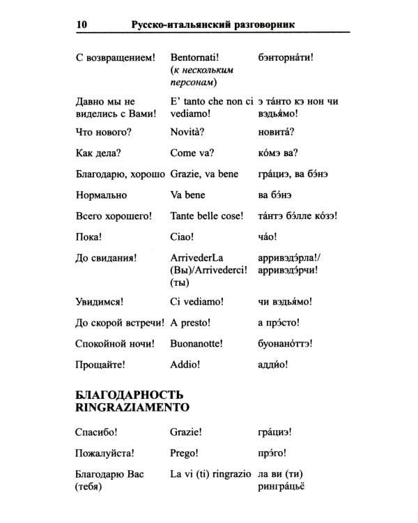 Современный русско-итальянский разговорник