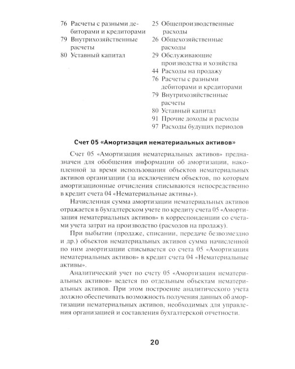 План счетов бухгалтерского учета финансово-хозяйственной деятельности организаций и инструкция по его применению с последними изменениями