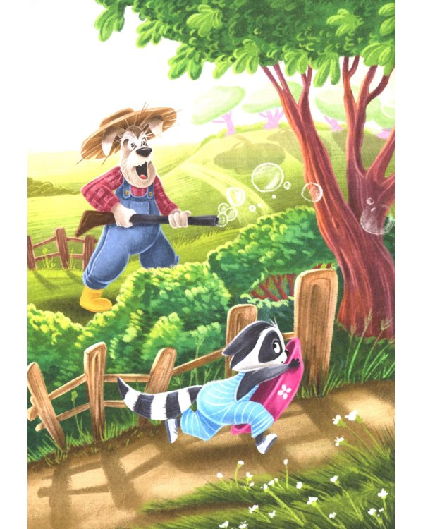 Енот Кусь. Куда пропали персики?