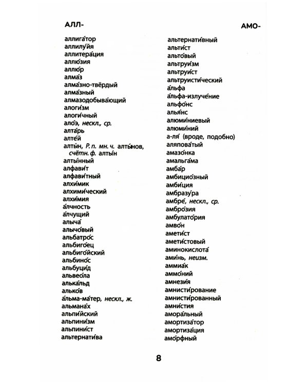 Орфографический словарь. 5-11 классы