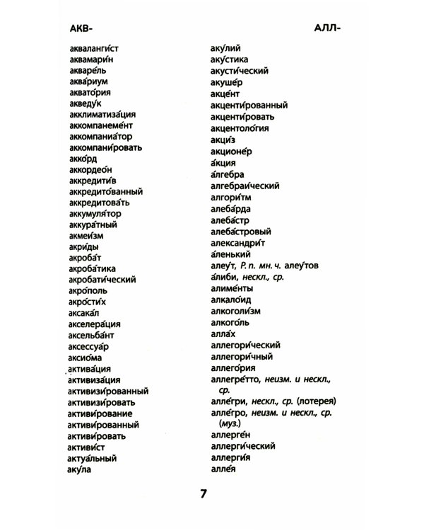 Орфографический словарь. 5-11 классы