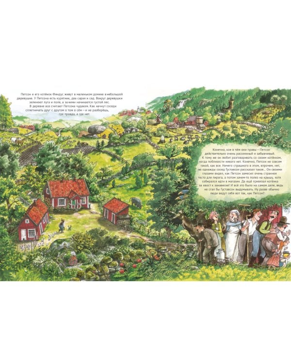 Петсон и Финдус: Именинный пирог, Финдус потерялся (комплект из 2-х книг)