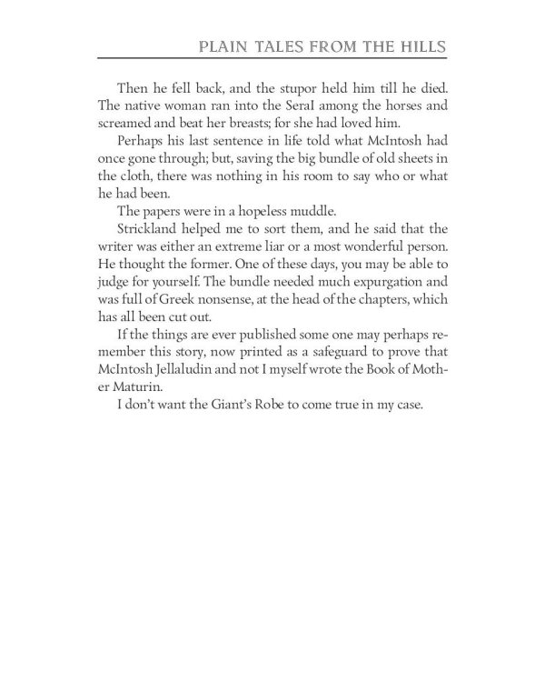 Plain Tales from the Hills