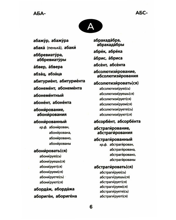 Словарь ударений. 5-11 классы