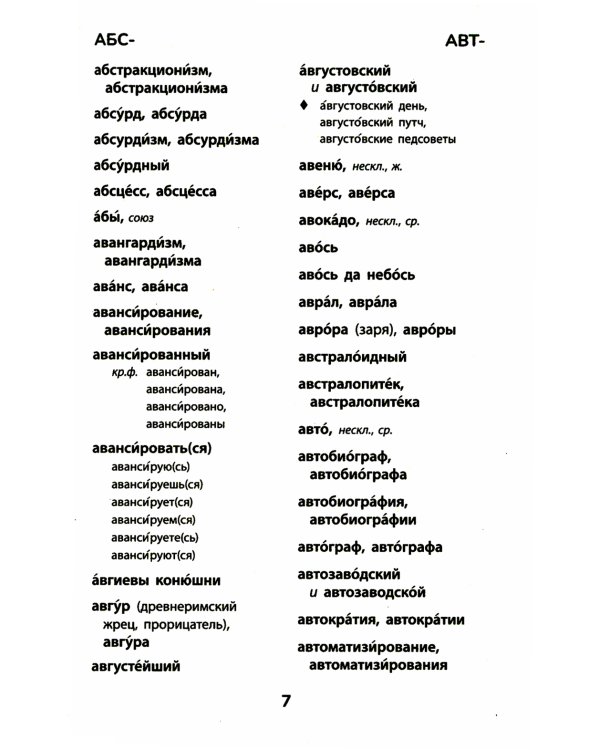 Словарь ударений. 5-11 классы
