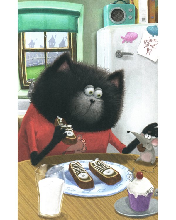 Котенок Шмяк и Сырник - друзья навек