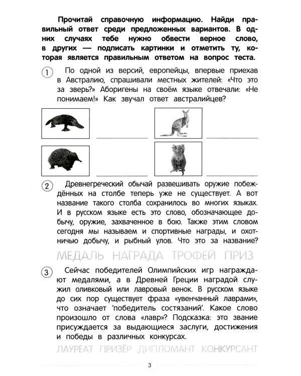 Обучающие тесты: почему так называется: 8-9 лет