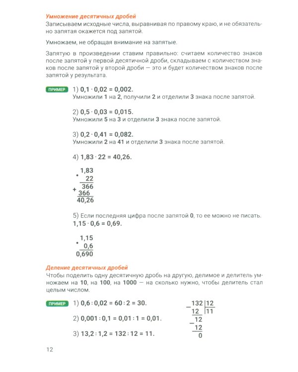 Справочник для подготовки к ОГЭ по математике. Все темы и формулы