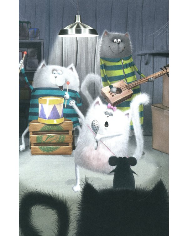 Котенок Шмяк рок-звезда