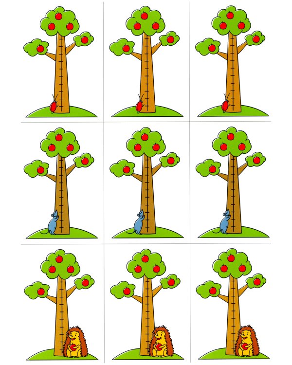 Кто выше всех? Игра на дифференциацию звуков [ш]-[ж] (4-7 лет)