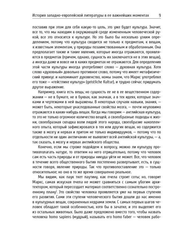 История западно-европейской литературы в ее важнейших моментах
