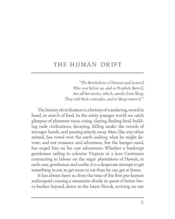 The Human Drift = Дрейф человека: на англ.яз