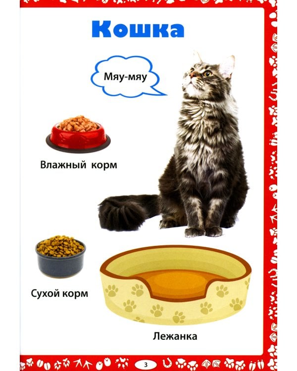 Животные. Как говорят, что едят и где живут. Книга для малышей