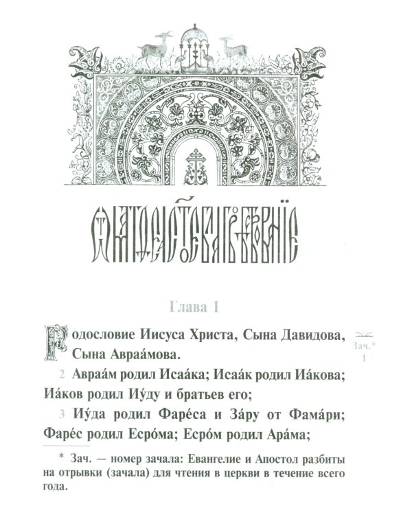 Святое Евангелие Господа нашего Иисуса Христа (крупным шрифтом на русском языке) (красная)