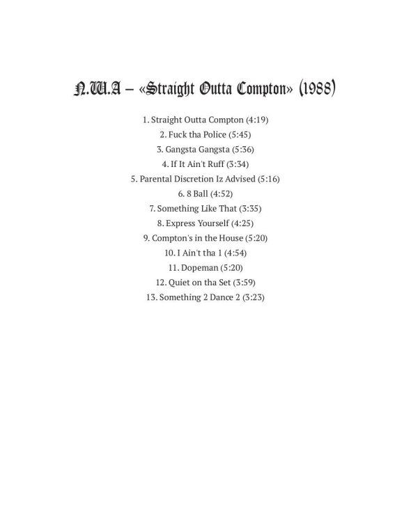 Голоса с улиц. Дерзкая история гангста-рэпа