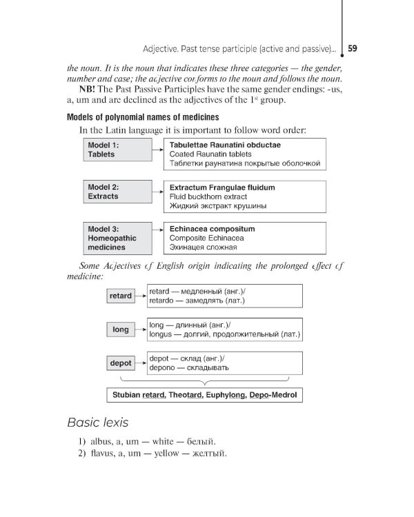 Lingua Latina Pharmaceutica: tutorial guide = Латинский язык для фармацевтов
