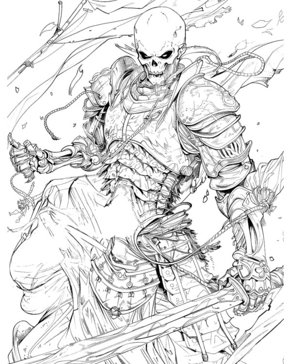 На темной стороне Поднебесной. От неупокоенных духов до обольстительных демонов. Раскрашиваем 22 антагонистов жанра маньхуа