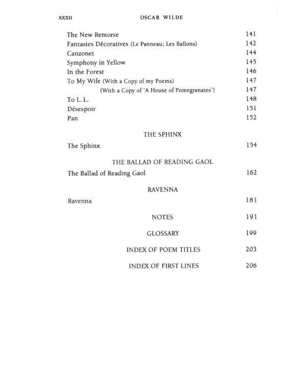 Collected Poems of Oscar Wilde