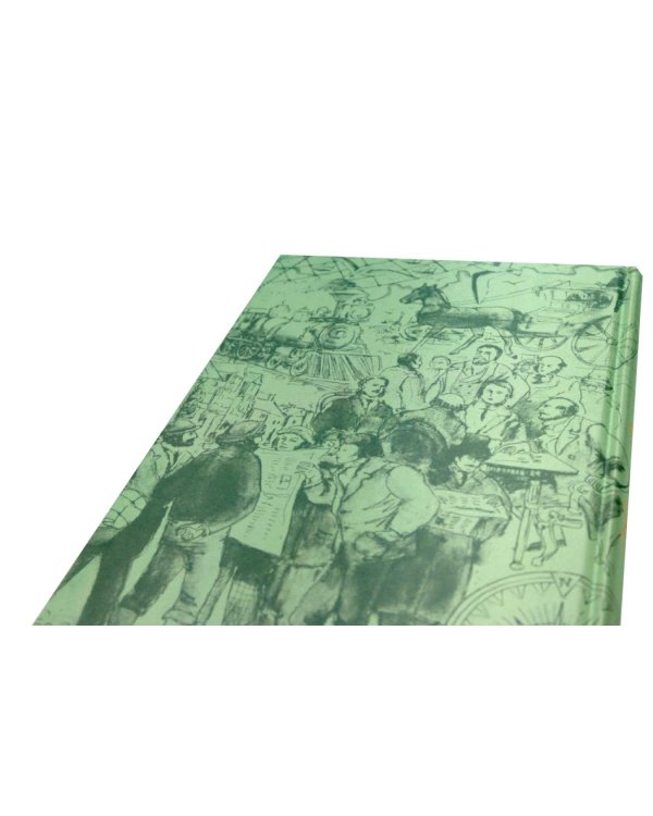 Вокруг света за 80 дней: роман. (золот. тиснен., шелк)