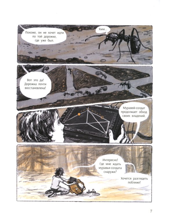 Незадачи исследователя. Насекомые. Комикс о математике в природе