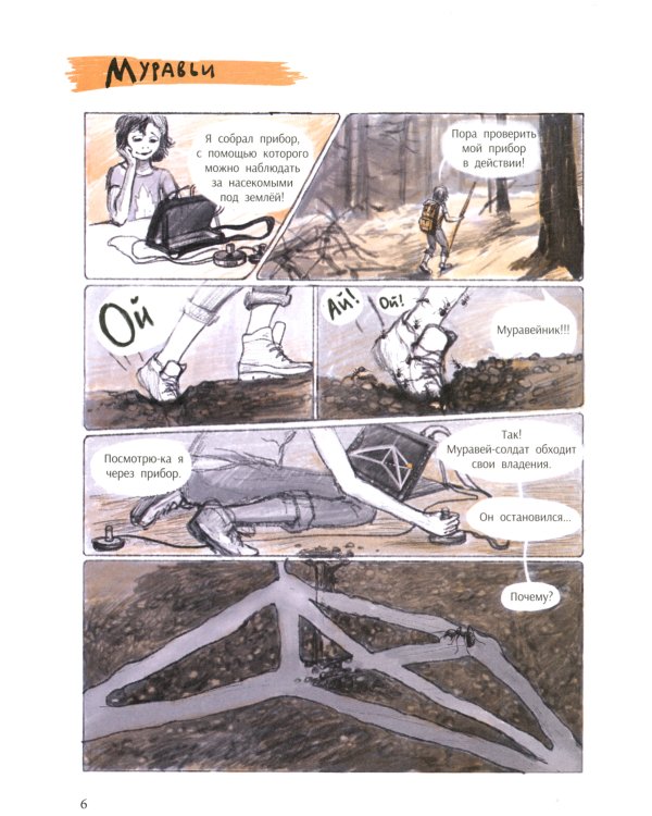 Незадачи исследователя. Насекомые. Комикс о математике в природе