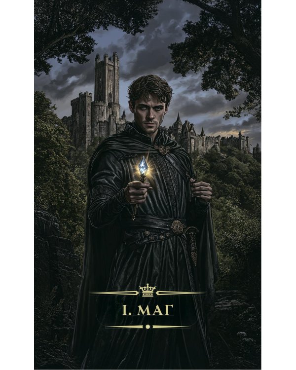 Таро "Темное фэнтези" (78 карт и книга по QR-коду)