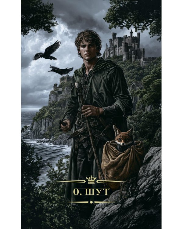 Таро "Темное фэнтези" (78 карт и книга по QR-коду)