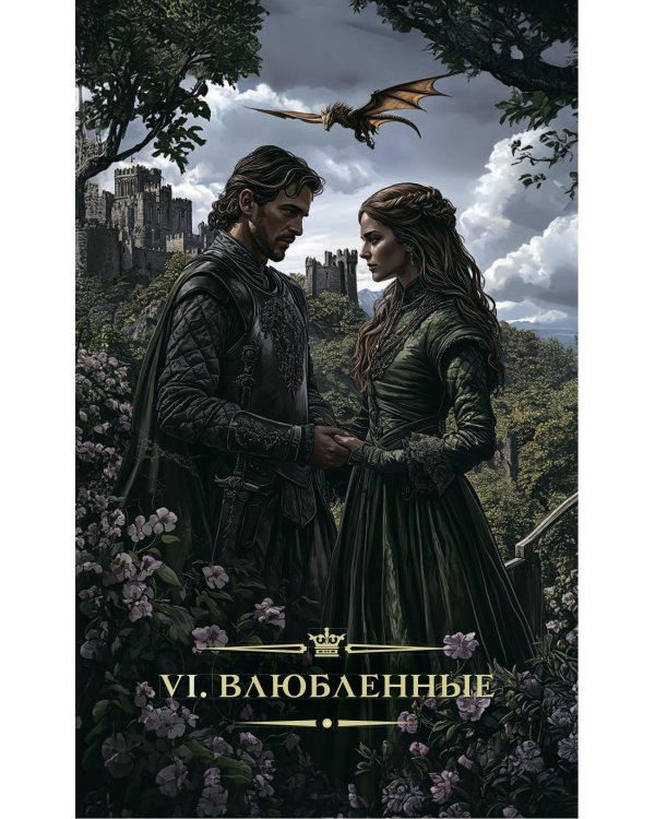 Таро "Темное фэнтези" (78 карт и книга по QR-коду)