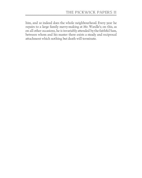 The Pickwick Papers II