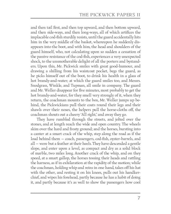 The Pickwick Papers II