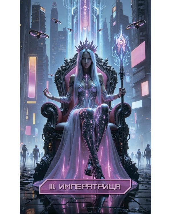 Кибертаро (78 карт и книга по QR-коду)