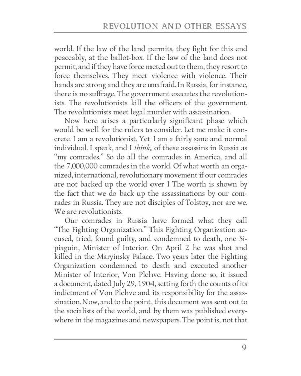 Revolution and Other Essays