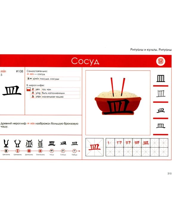 Учи ключи. Изучаем, запоминаем, пишем и играем. 214 ключей китайских иероглифов: Учебное пособие. 2-е изд., испр. и доп