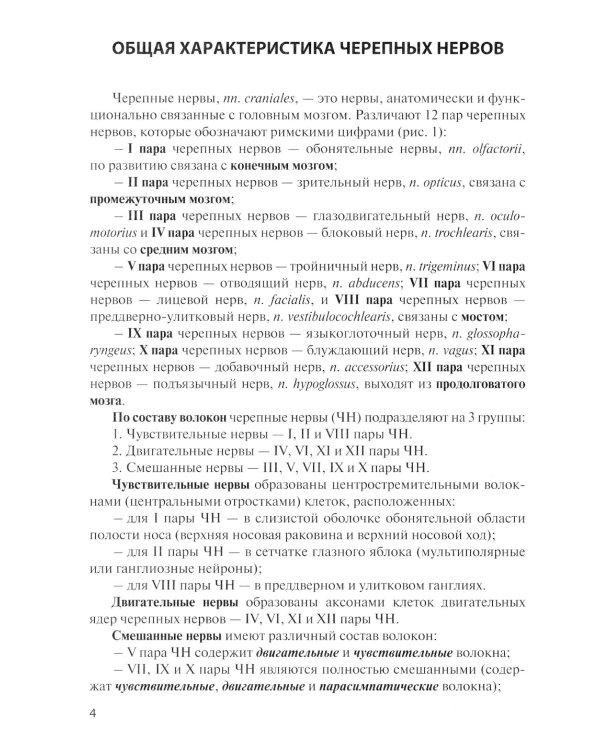 Функциональная анатомия черепных нервов. Учебное пособие
