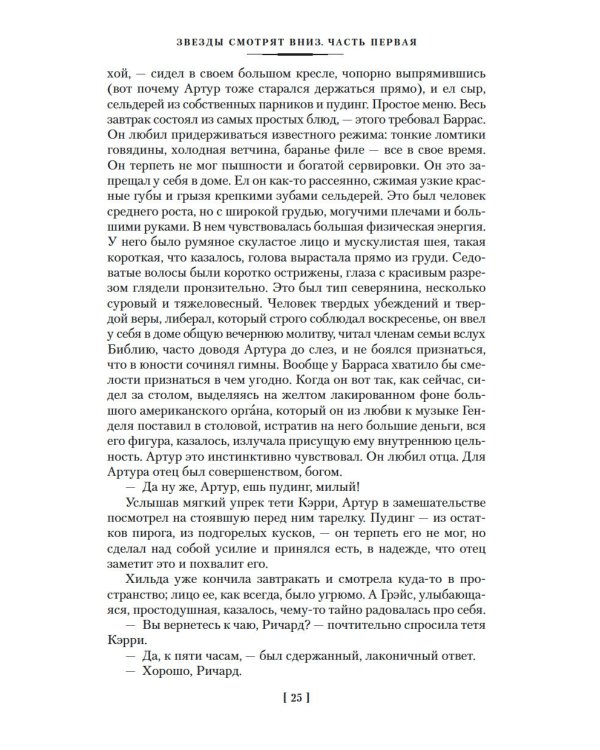 Звезды смотрят вниз: роман