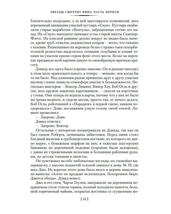 Звезды смотрят вниз: роман